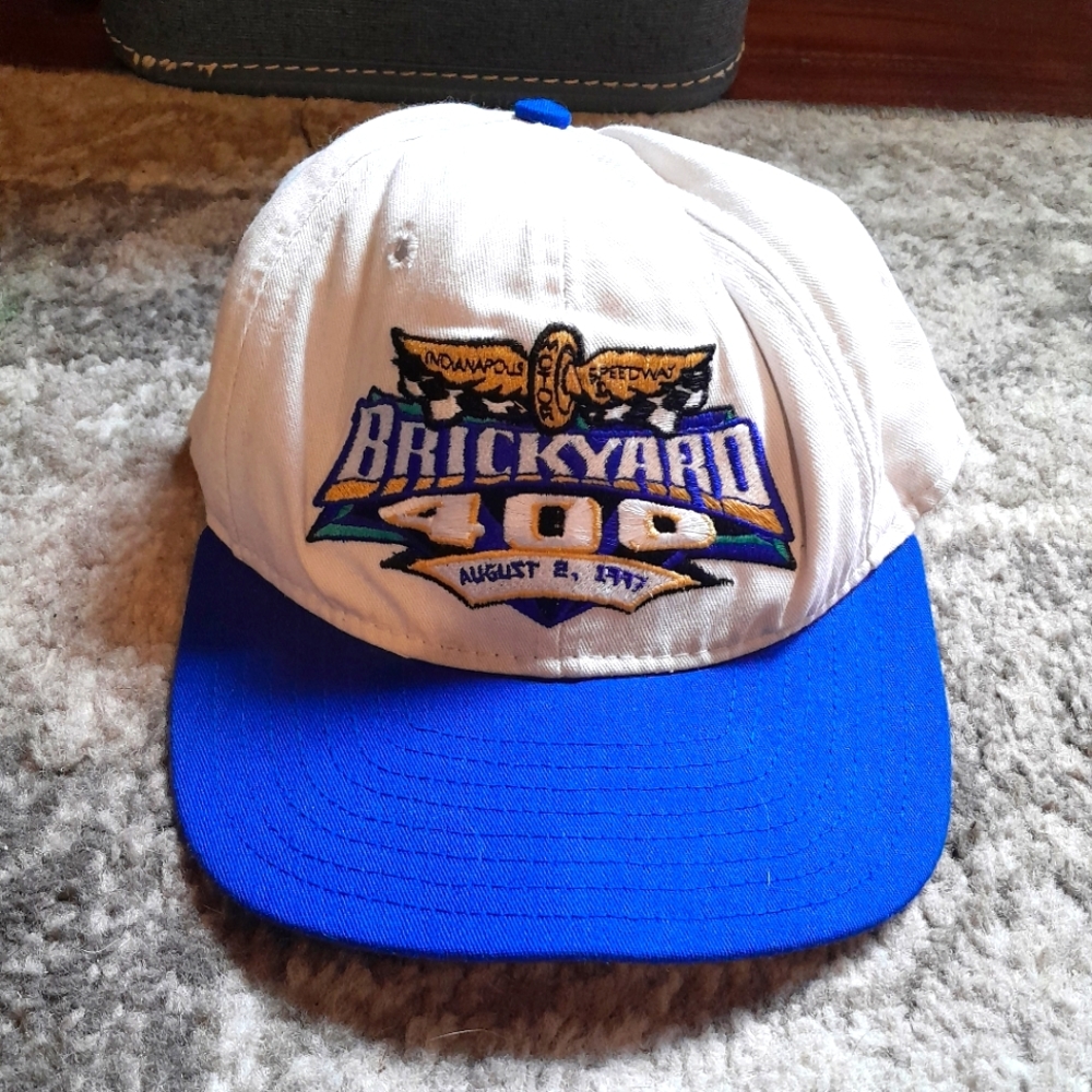 Vintage Indianapolis motor speedway Brickyard 400 1997 snap back hat